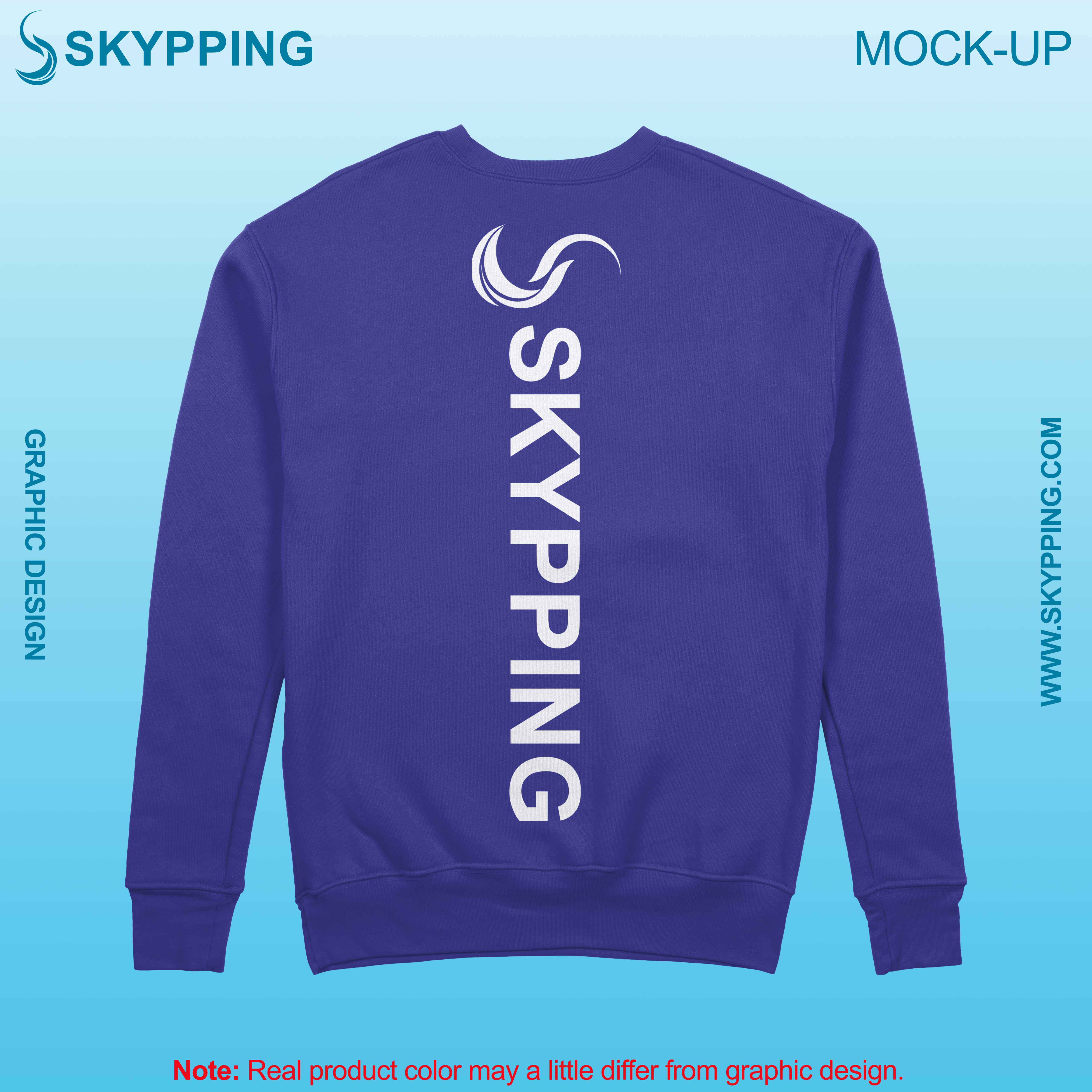 Sweatshirt with set-in style sleeve